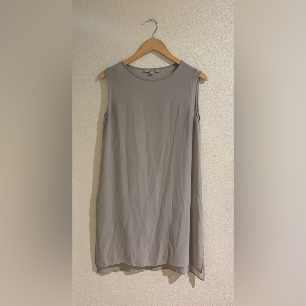 All Saints Silk Shift Dress